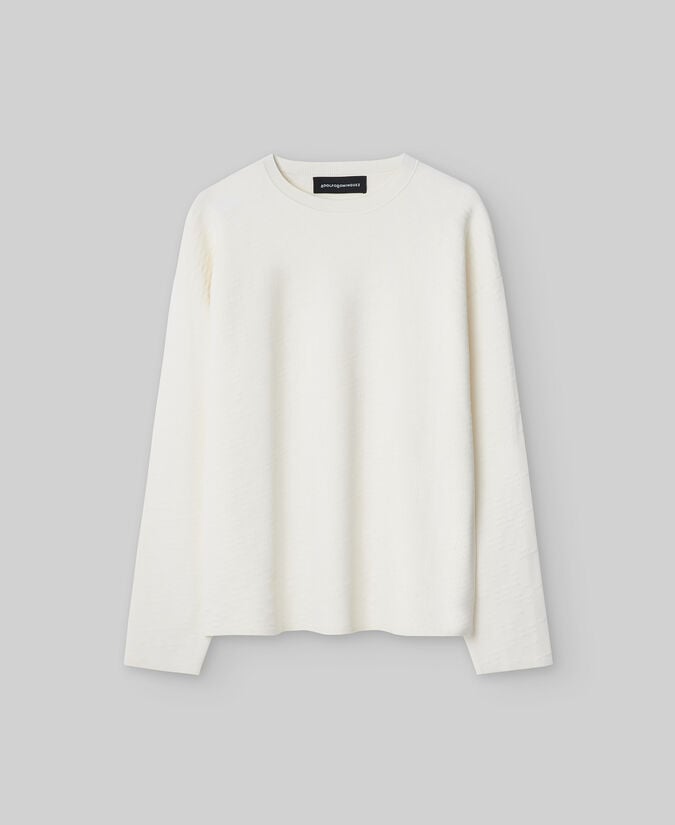 Adolfo Dominguez Jersey Punto Estructura Crudo Hombre