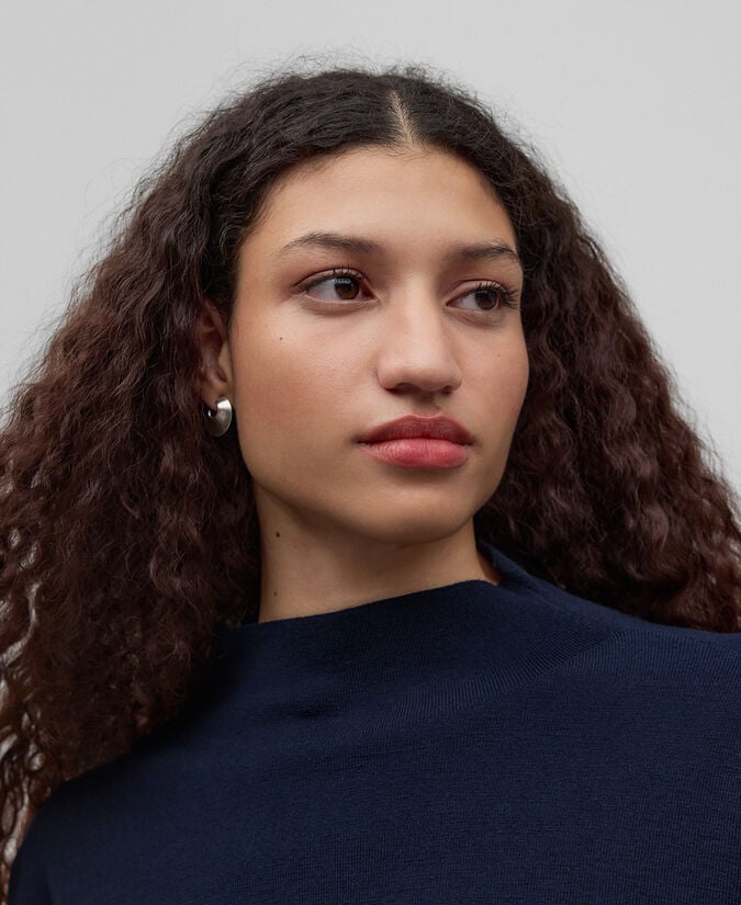 Adolfo Dominguez Jersey Punto Goma Lana Merino Mujer