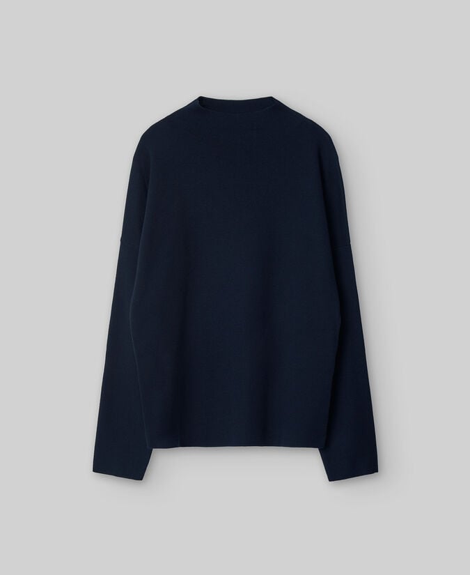 Adolfo Dominguez Jersey Punto Goma Lana Merino Mujer