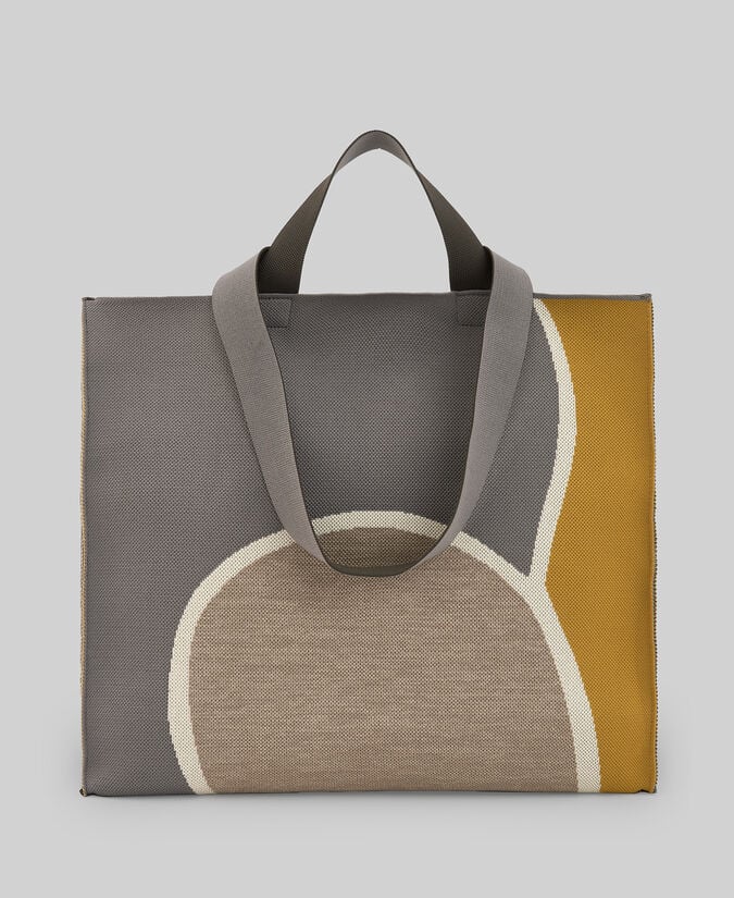 Adolfo dominguez Maxi shopper en punto estampado mujer