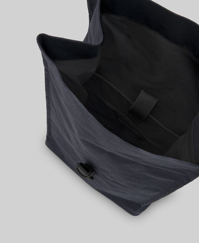 Adolfo Dominguez Mochila Rectangular Azul Marino Hombre