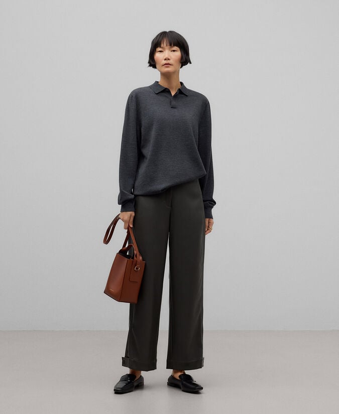 Adolfo dominguez Pantalón banana Piel No Piel mujer