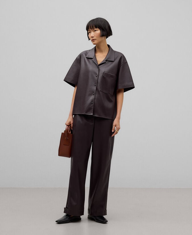 Adolfo dominguez Pantalón banana Piel No Piel mujer