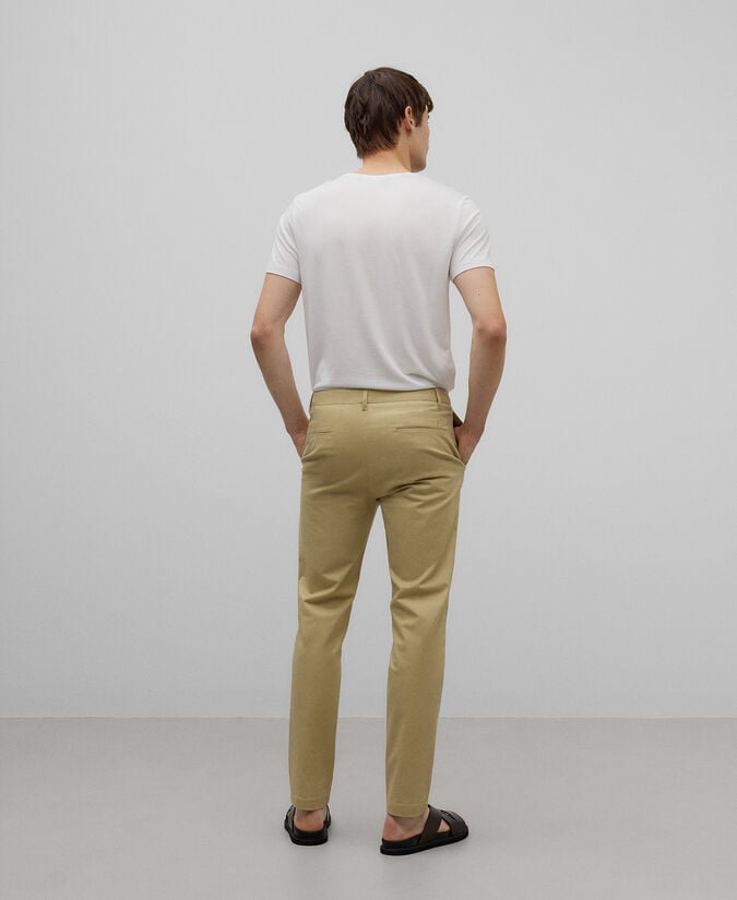 Adolfo Dominguez Pantalón Chino Algodón Slim Fit Hombre