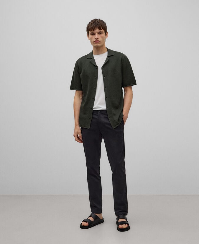 Adolfo dominguez Pantalón chino algodón slim fit hombre