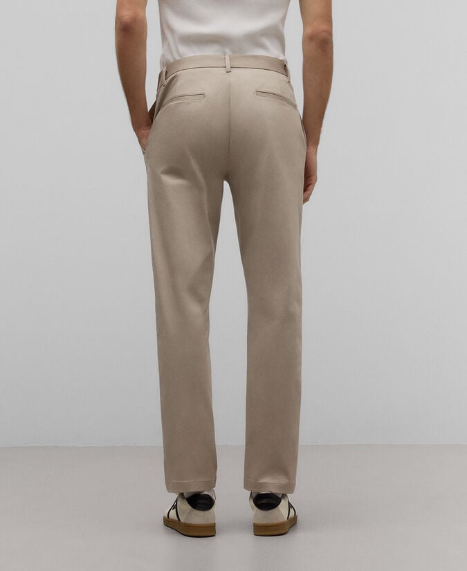 Adolfo Dominguez Pantalón Chino Microtextura Hombre