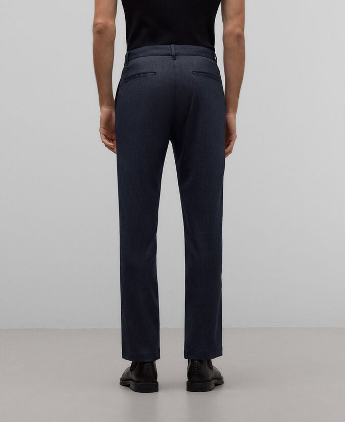 Adolfo Dominguez Pantalón Chino Microtextura Hombre