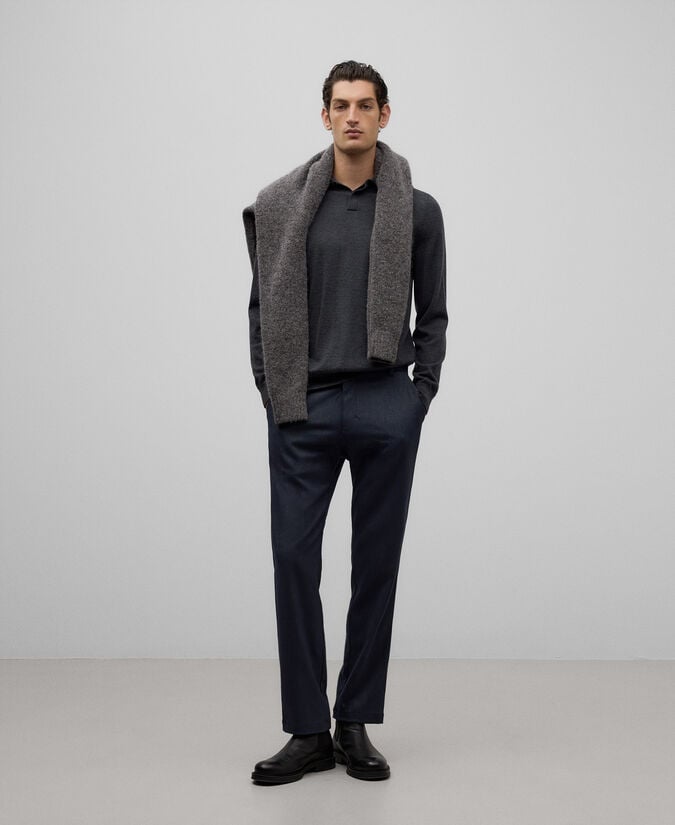 Adolfo dominguez Pantalón chino microtextura hombre