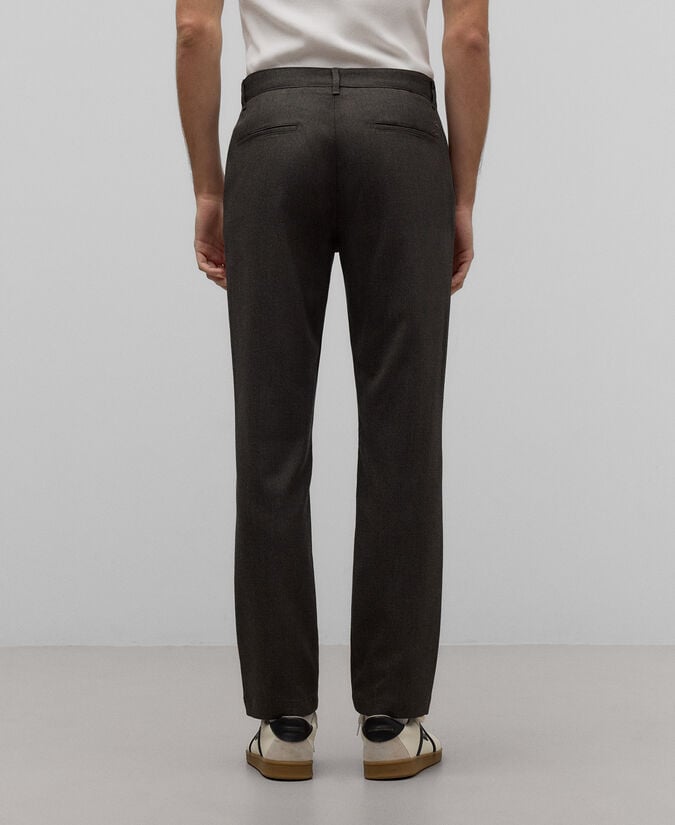 Adolfo Dominguez Pantalón Chino Microtextura Hombre