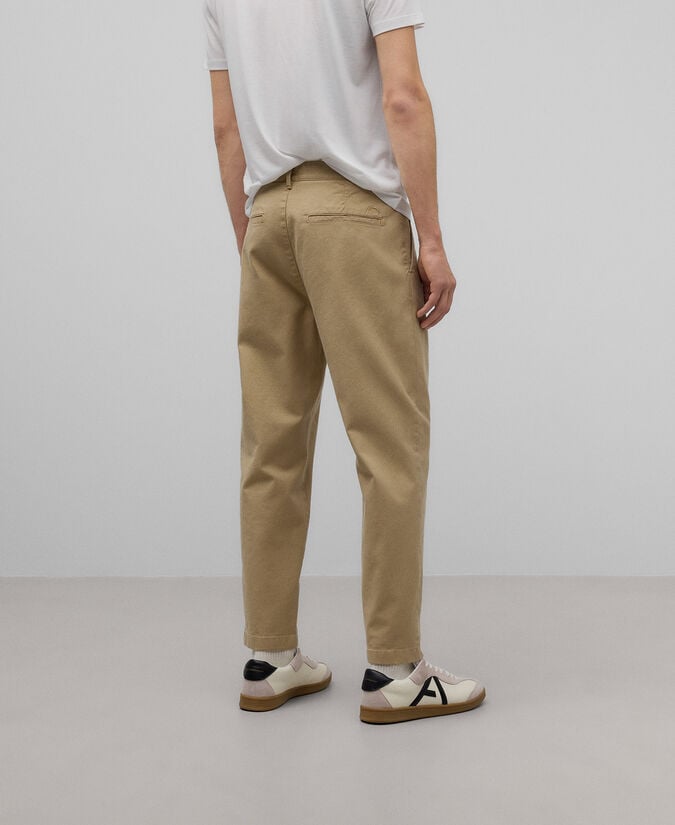Adolfo Dominguez Pantalón Chino Sarga De Algodón Hombre