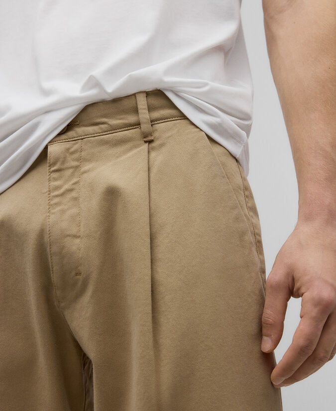 Adolfo Dominguez Pantalón Chino Sarga De Algodón Hombre