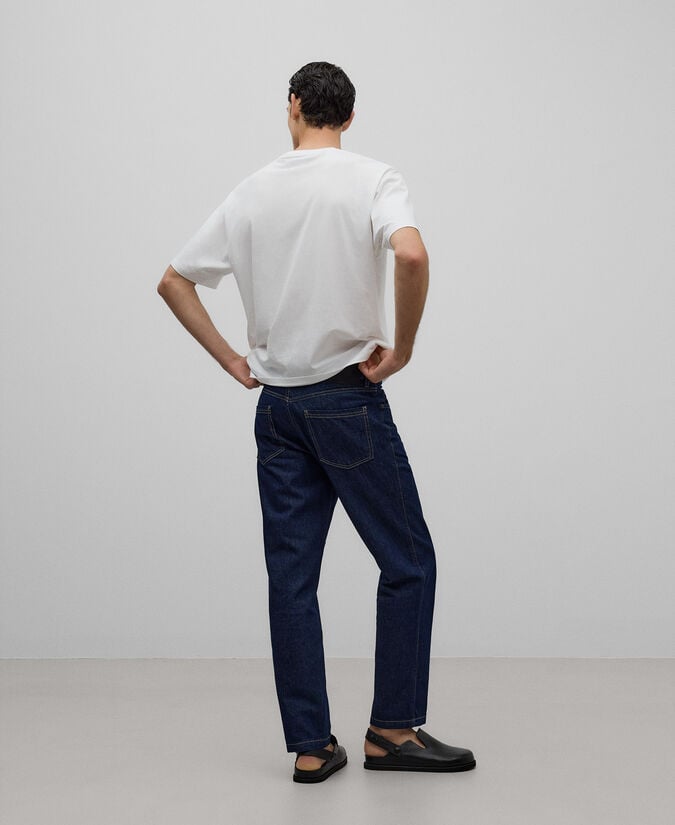 Adolfo Dominguez Pantalón En Denim De Algodón Hombre