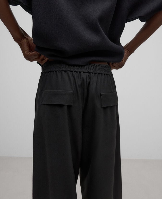 Adolfo Dominguez Pantalón Jogger Corte Frontal Mujer