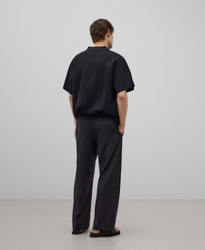 Adolfo Dominguez Pantalón Pierna Ancha Cinturón Hombre