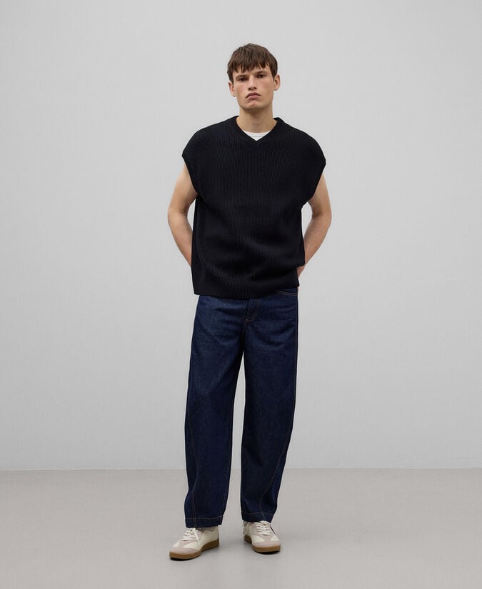 Adolfo dominguez Pantalón vaquero barrel fit azul hombre