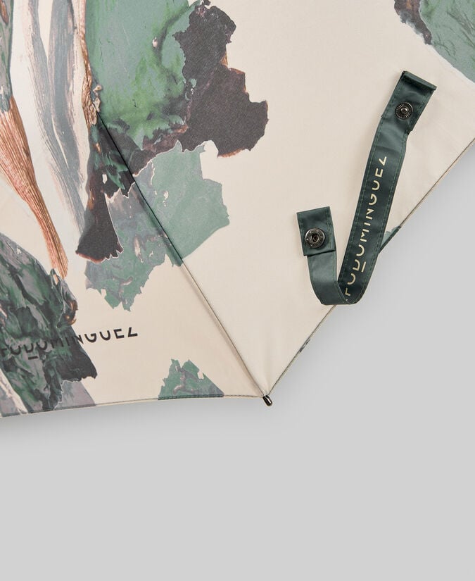 Adolfo dominguez Paraguas plegable automático mujer