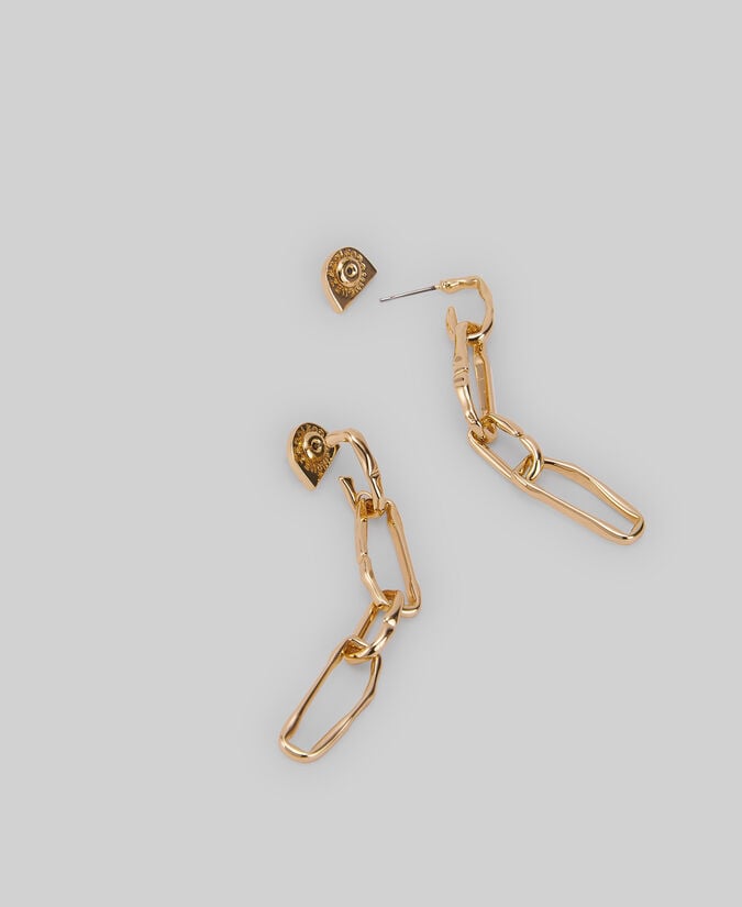 Adolfo Dominguez Pendiente Eslabones Irregulares Mujer