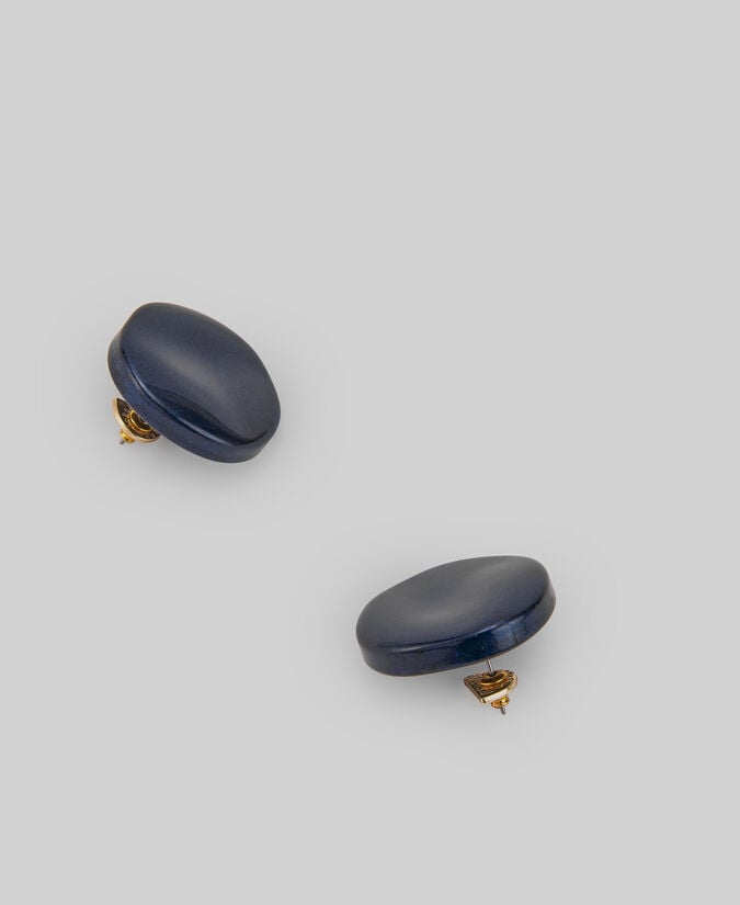 Adolfo dominguez Pendientes circulares resina mujer