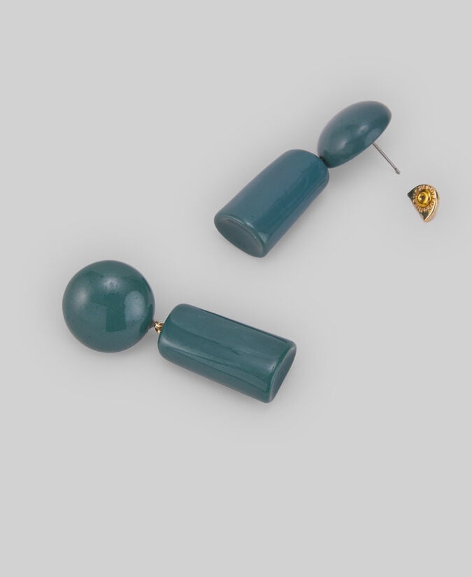 Adolfo dominguez Pendientes geométricos resina mujer