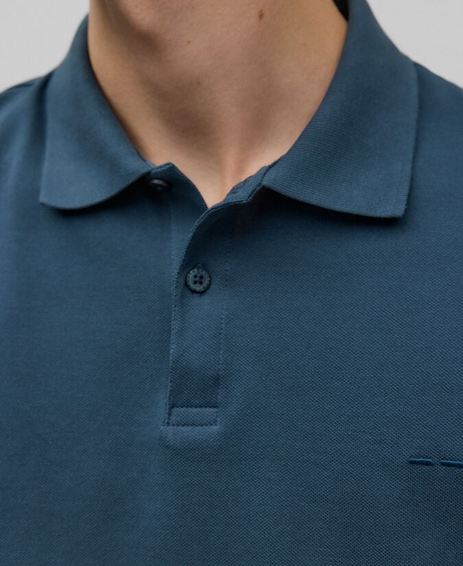 Adolfo Dominguez Polo Piqué Algodón Orgánico Hombre