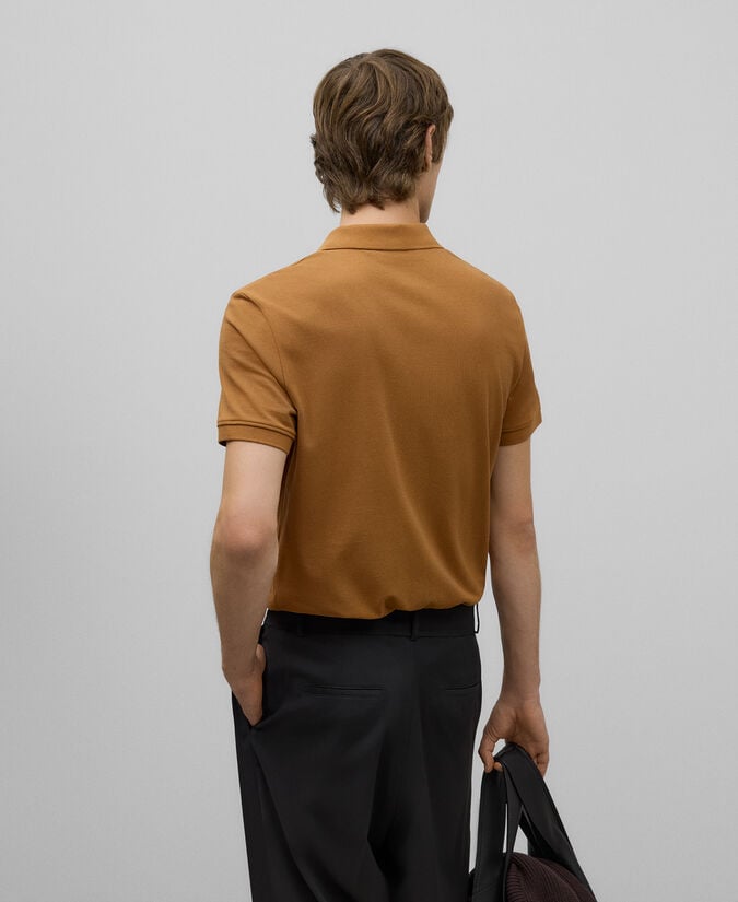 Adolfo Dominguez Polo Piqué Algodón Orgánico Hombre