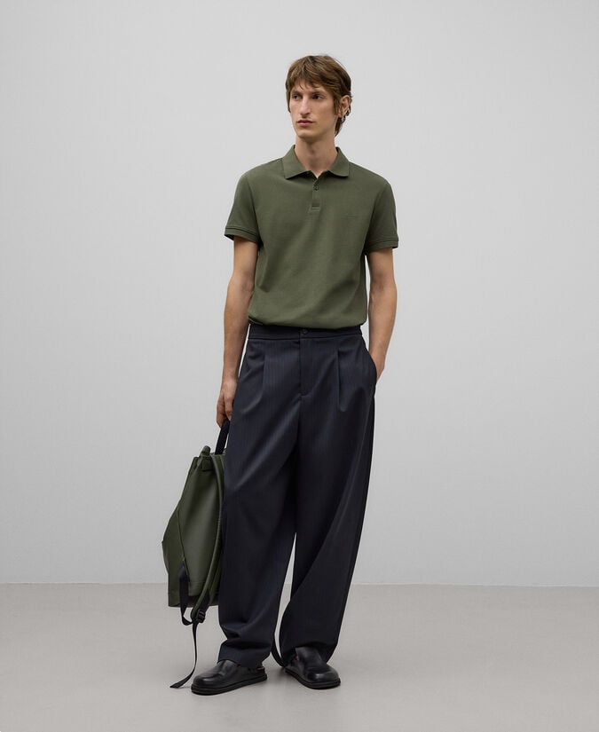 Adolfo dominguez Polo piqué algodón orgánico hombre