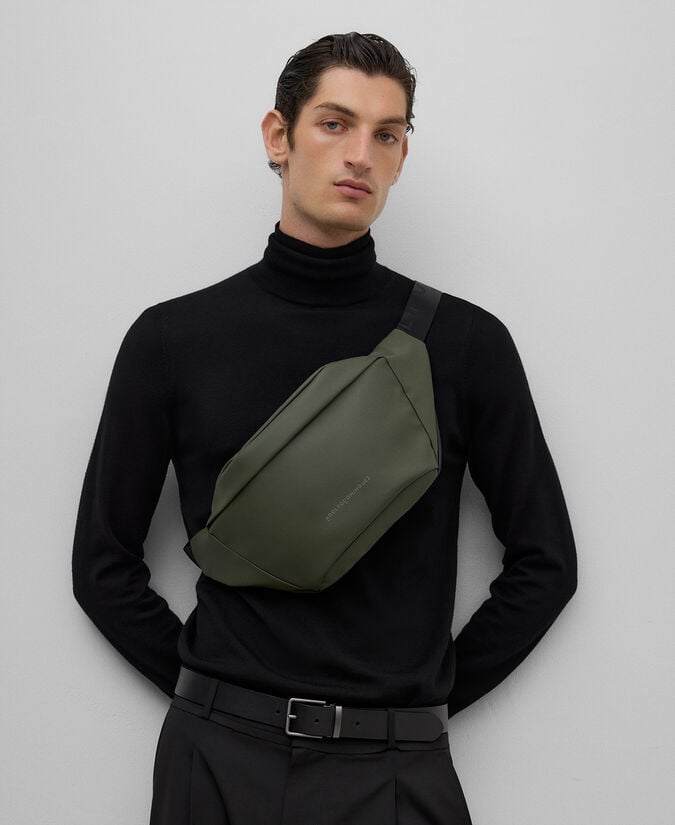 Adolfo Dominguez Riñonera Poliéster Reciclado Hombre