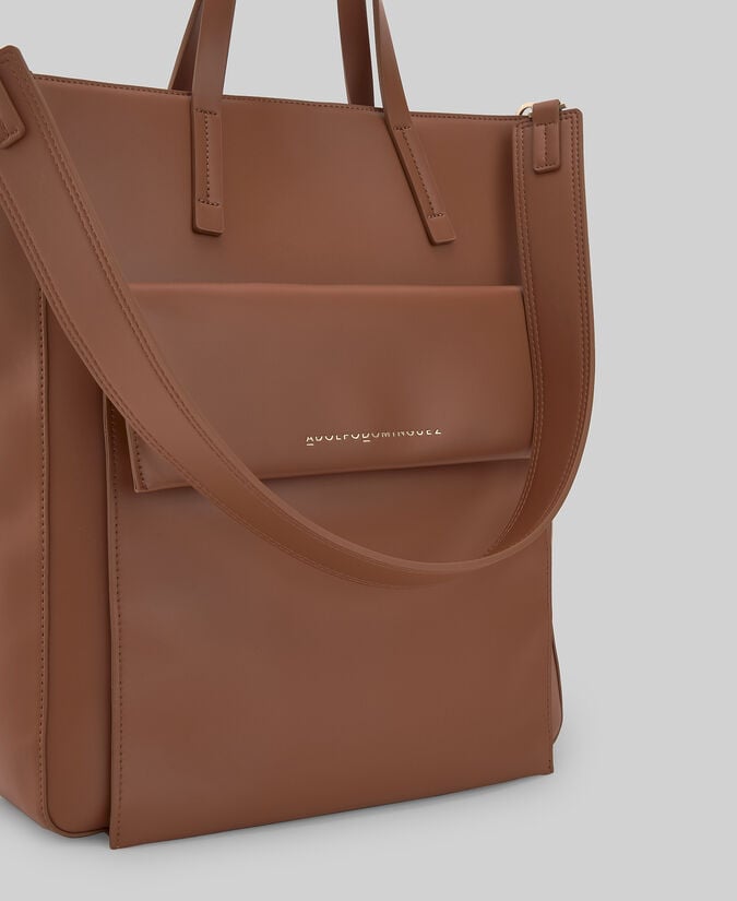 Adolfo Dominguez Shopper Poliéster Reciclado Grande Mujer