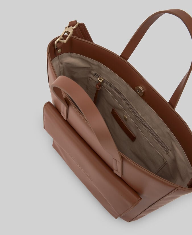 Adolfo Dominguez Shopper Poliéster Reciclado Grande Mujer