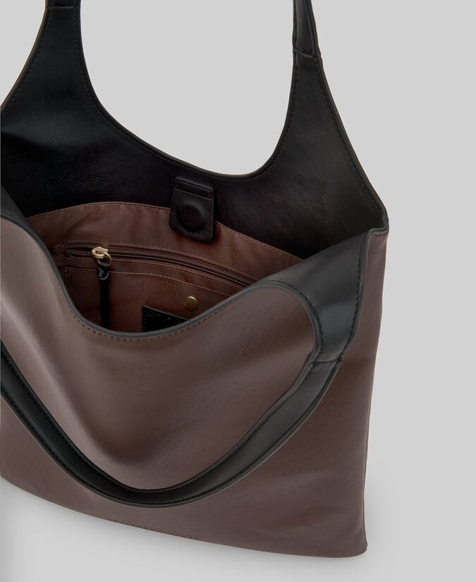 Adolfo Dominguez Shopper Vertical Piel No Piel Mujer