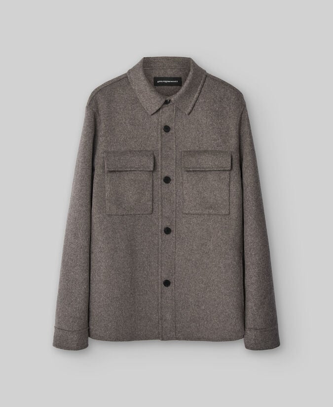 Adolfo Dominguez Sobrecamisa Bolsillos Plastrón Hombre