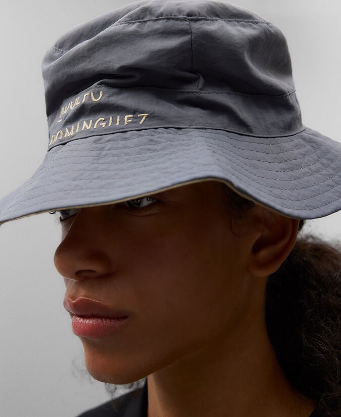 Adolfo Dominguez Sombrero Impermeable Reversible Mujer