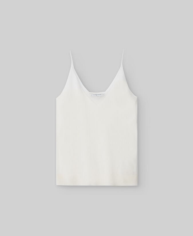 Adolfo Dominguez Top Punto Lana Merino Y Seda Mujer