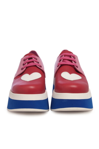 Agatha Ruiz De La Prada BLUCHER PLATAFORMA ROSA