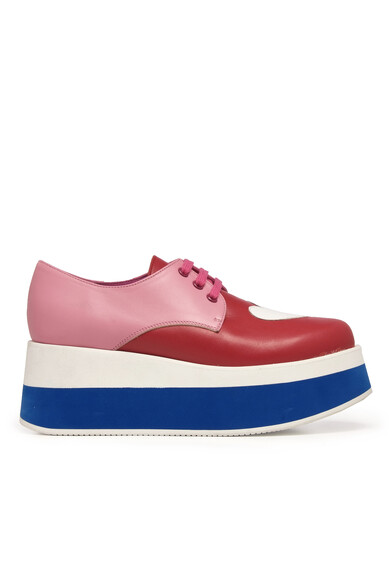 Agatha Ruiz De La Prada BLUCHER PLATAFORMA ROSA