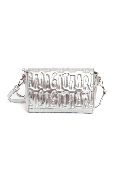 Agatha ruiz de la prada BOLSO BANDOLERA PLATEADO