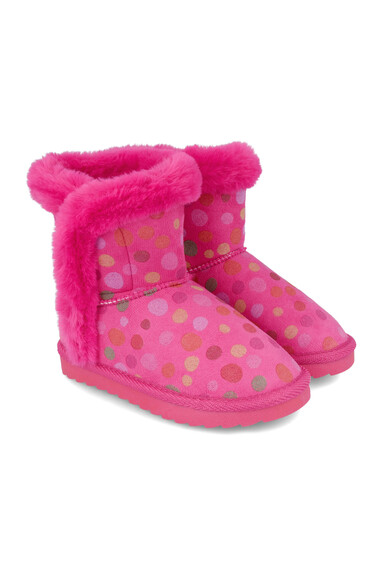 Agatha ruiz de la prada BOTA FUCSIA TOPOS COLORES