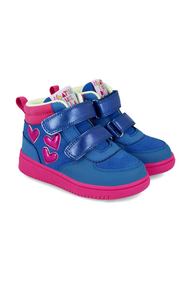 Agatha ruiz de la prada BOTIN CORAZONES AZUL