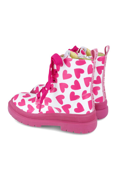 Agatha Ruiz De La Prada BOTIN CORAZONES FUCSIA
