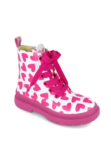 Agatha Ruiz De La Prada BOTIN CORAZONES FUCSIA