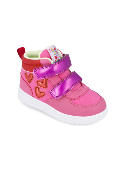 Agatha Ruiz De La Prada BOTIN CORAZONES FUCSIA
