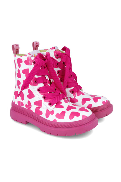 Agatha ruiz de la prada BOTIN CORAZONES FUCSIA