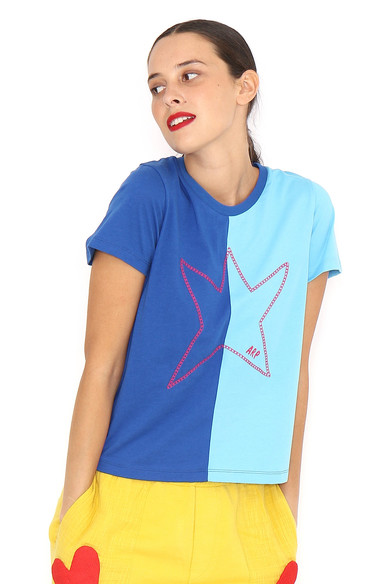 Agatha Ruiz De La Prada CAMISETA BICOLOR ESTRELLA