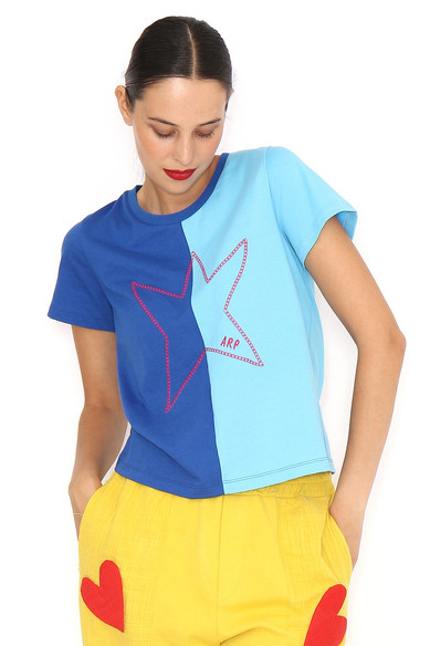 Agatha Ruiz De La Prada CAMISETA BICOLOR ESTRELLA