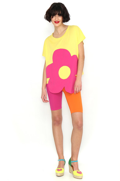 Agatha Ruiz De La Prada CAMISETA FLOR AMARILLA