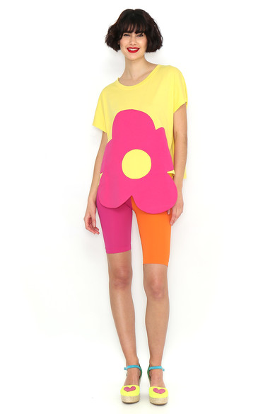 Agatha ruiz de la prada CAMISETA FLOR AMARILLA