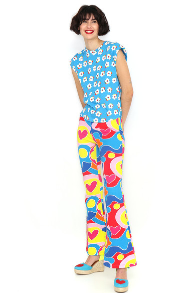 Agatha Ruiz De La Prada CAMISETA FLORES HOMBRERAS