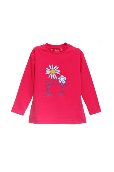 Agatha ruiz de la prada CAMISETA FUCSIA FLORES