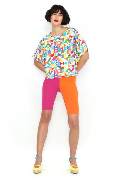 Agatha Ruiz De La Prada CAMISETA MULTICOLOR PATCH