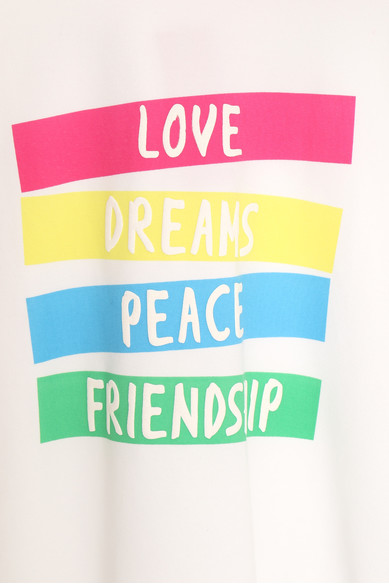 Agatha Ruiz De La Prada CAMISETA PALABRAS COLORES